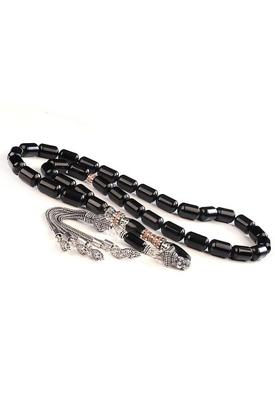 TESBİHCİBABA Simple, Stylish and Elegant Nakkaş İmame Erzurum Oltu Stone Rosary