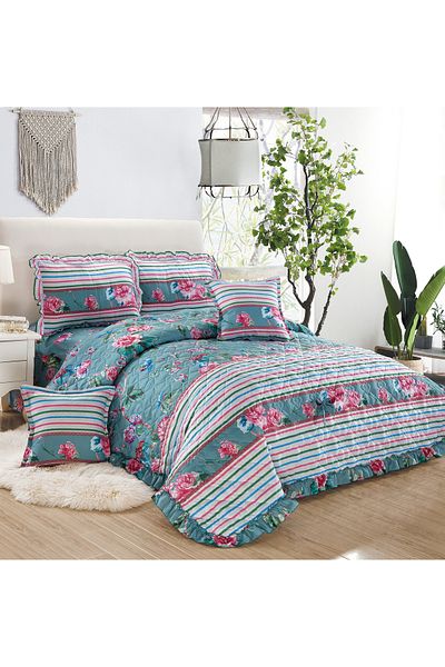 Generic Compressed Comforter Set Twin Size Tow color, 4 Pieces, Single Size 160x210cm G2