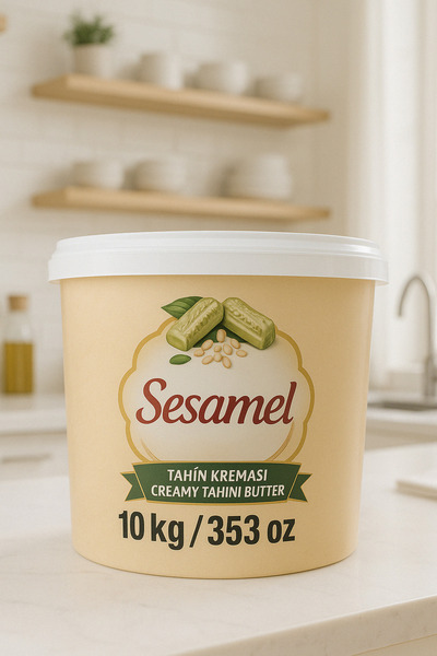 Zirve Sesamel Tahin Kreması Cevizli 10 kg Kova