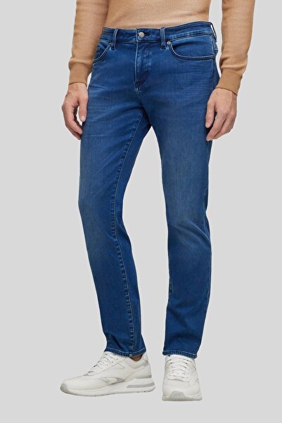 BOSS Pamuk Karışımlı Streç Slim Fit Jeans Erkek KOT PANTOLON 50501670 425