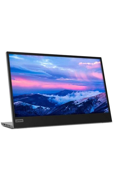 LENOVO Monitor Portabil IPS LED Lenovo 15.6" L15, Full HD (1920 x 1080), USB (Argintiu)