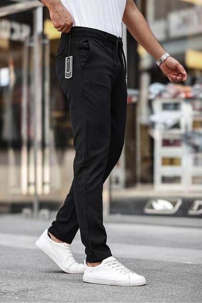viperkombin Ανδρικό Premium υφασμάτινο παντελόνι διαγώνιο Lycra