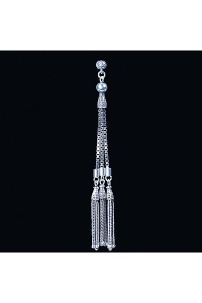 TESBİHCİBABA Triple Chain Fringed Design Rosary Tassel