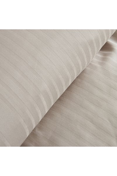 Karaca Karaca Home Uniq 100% Baumwolle Sateen Doppel Bettbezug Beige