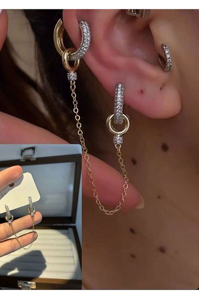 H&S AKSESUAR Lico Two Ring Chubby Blunt with Ring Mix