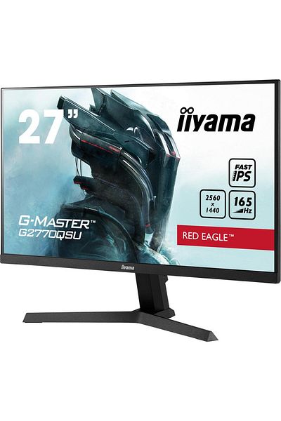 IIYAMA Monitor Gaming Fast IPS LED iiyama 27" G2770QSU-B1, QHD (2560 x 1440), HDMI, 165 Hz, 0.5 ms (Negru)