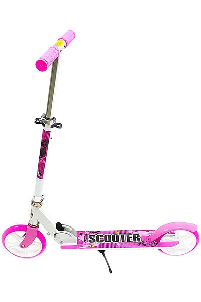 Generic Foldable Kick Scooters for Kids, Ages 6-12, Big Wheels, Adjustable Handle, Rear Fender Brake