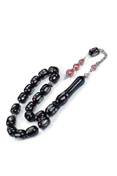 TESBİHCİBABA Friend Legend Capsule Cut Erzurum Oltu Stone Rosary