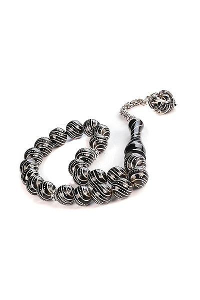 TESBİHCİBABA Friend Legend Spiral Processing Erzurum Oltu Stone Rosary