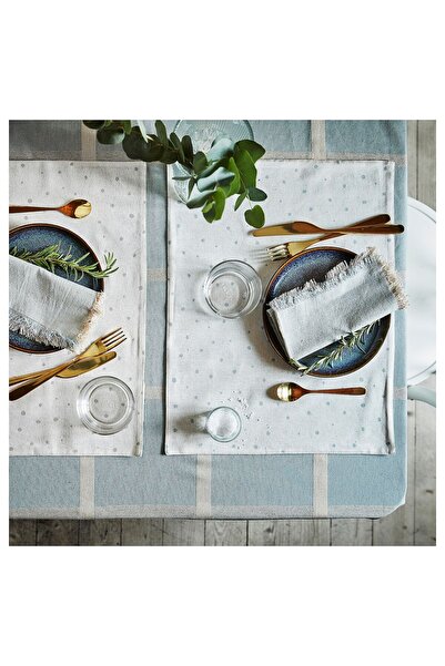 IKEA NISSÖGA Tablecloth, blue, 145 x 240 cm