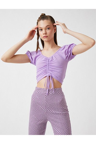 Koton Tricou crop adunat