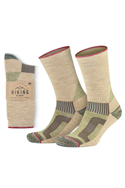 Go With Термо чорапи от мериносова вълна, безшевни, за туризъм и ходене, с ха...