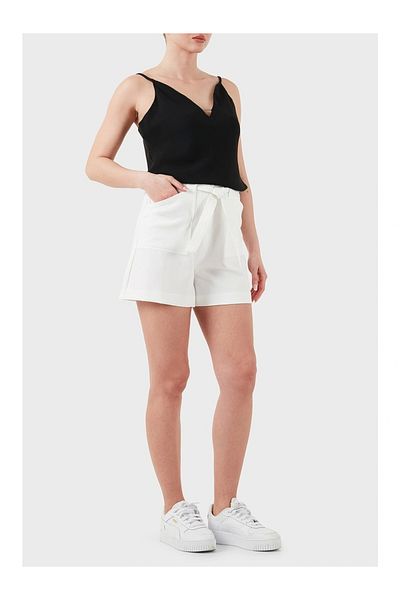 Guess Valentinastrech Long Crushed Mini Kurta High Waist Pocket Winter Aksesi W5Gd0I Wh9