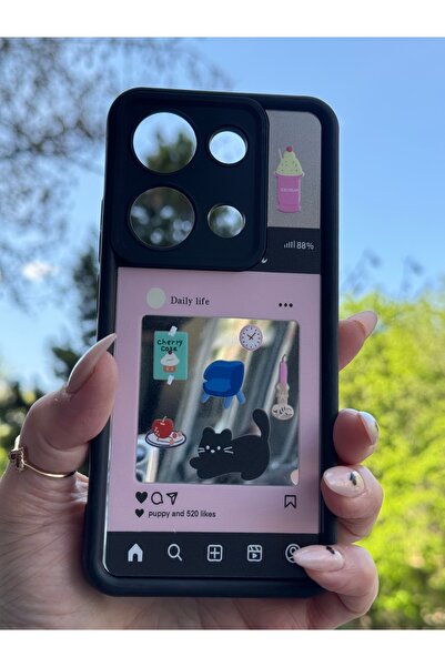 DÜNYA AKSESUAR xiaomi redmi note 13 pro 4g uyumlu mutlu kedi ayıcık sevimli ç...