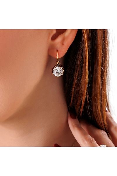 Atelier LEO Handmade Jewellery مجموعة مجوهرات نسائية مصنوعة يدويًا من حجر الزركون النحاسي من MYSTIC LIGHTNING