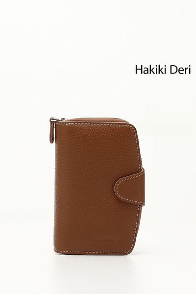 GÖNDERİ(R) TABAYA MINK Genuine Leather Women's Wallet 06518