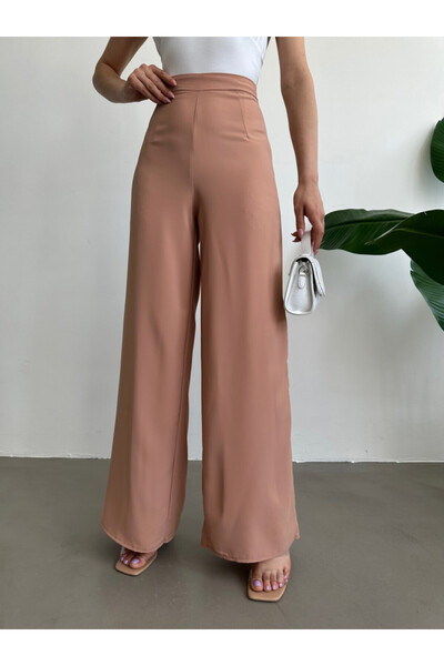 ADA MODA Flared Canvas Pants