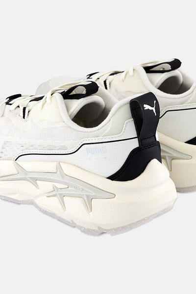 Puma Women Spina Nitro Pure Luxe Training Shoes, Off White/light Grey/black