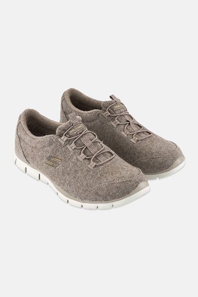 SKECHERS Women Gratis - Good Idea Slip On Running Shoes, Light Grey