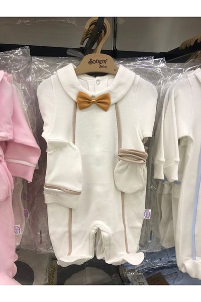 SONEM BABY Bow Tie Cotton Combed 3 Piece Jumpsuit