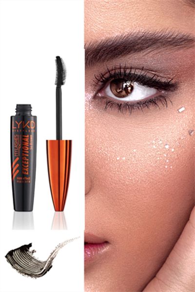 lykd Brown Exceptional Fan Effect & Curl Mascara - Fan Effect and Curling Mascara