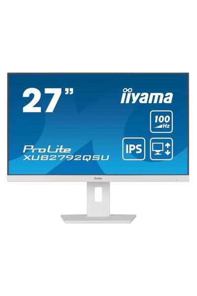 IIYAMA Monitor IPS LED Iiyama 27" XUB2792QSU-W6, WQHD (2560 x 1440), HDMI, Di...