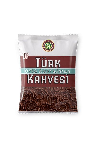 Kahve Dünyası Medium Roasted Turkish Coffee 100 Gr X 48 Pieces