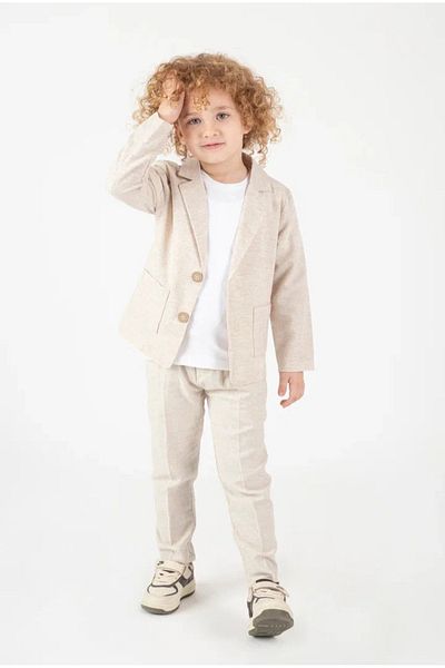 Terry Boy's Sports Suit with Linen Jacket/ Show /Special Occasion/Graduation Sports Suit
