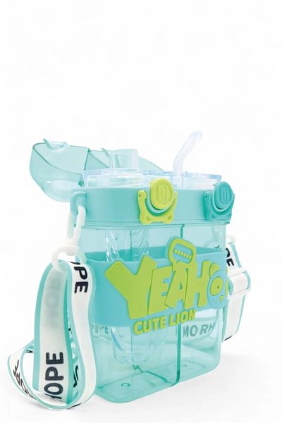 froyalife Quality Yeah Strap Stylish Design Double Chamber Double Lid Multifunctional Children's Water Bottle Flask