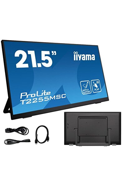 IIYAMA Monitor IPS LED Iiyama 21.5" T2255MSC-B1, Full HD (1920 x 1080), HDMI,...