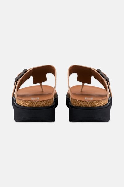 Fitflop Men Toe Post Slip On Sandal, Beige