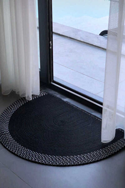 Efor Home Living Premium Antrasit Krem Kapı Önü Paspası 5035 50 x 60