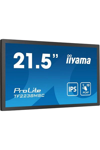 IIYAMA Monitor IPS LED Iiyama, 21.5" TF2238MSC-B1, Full HD (1920 x 1080), HDMI, DisplayPort, Boxe