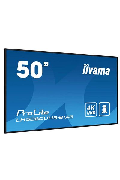 IIYAMA Ecran Profesional IPS LED Iiyama 49.5" LH5060UHS-B1AG, UHD (3840 x 2160), HDMI, Boxe (Negru)