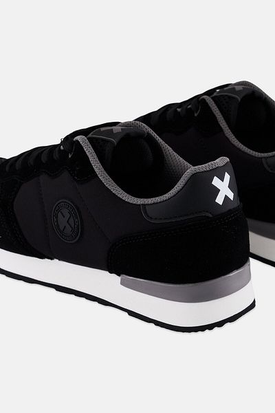 XTI Women Lace Up Training Shoes, Black