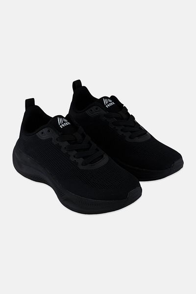 RBX Women Lace Up Running Shoes, Black