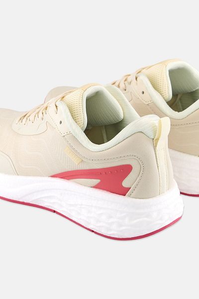RBX Women Lace Up Running Shoes, Beige