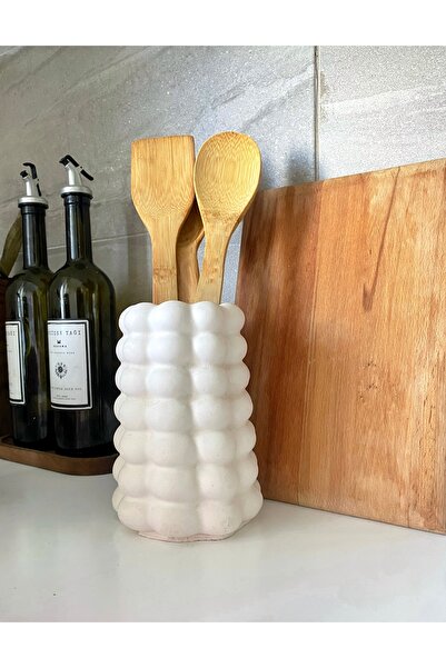 Nonno dekor Baloncuklu Kaşıklık, Bubble Tezgah Üstü Dik Kaşıklık ,Estetik Pinterest Kaşıklık,Dekoratif Organizer