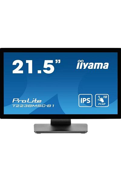 IIYAMA Monitor IPS LED IIYAMA 21.5" T2238MSC-B1, Full HD (1920 x 1080), HDMI, DisplayPort, Boxe