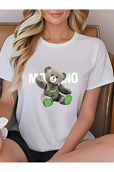 LAND MODA Κομψό μπλουζάκι για γυναίκες για την άνοιξη/καλοκαίρι - στρογγυλή λ...