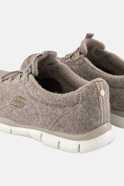 SKECHERS Women Gratis - Good Idea Slip On Running Shoes, Light Grey