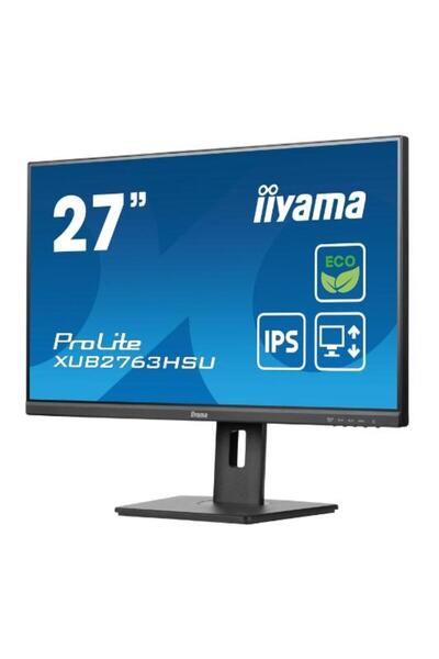 IIYAMA Monitor IPS LED Iiyama 27" XUB2763HSU-B1, Full HD (1920 x 1080), HDMI, DisplayPort,100 Hz, 3 ms