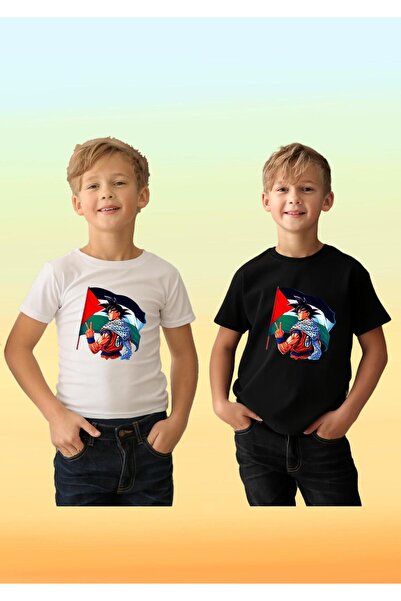 relaxbaskı Anime Printed Children's T-Shirt