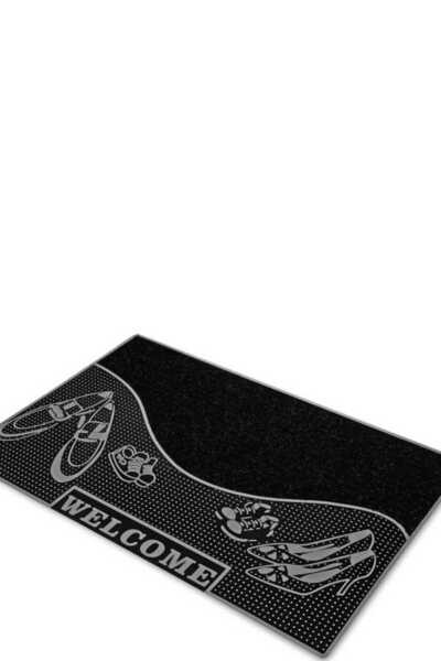 Genel Markalar Mino Dekoratif Gri Kapı Önü Paspası 4660 45 x 70