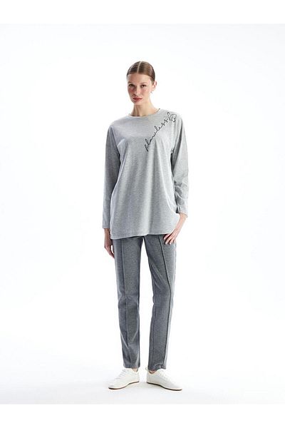 LC Waikiki Women's Elastic Waist Plain Sweatpants