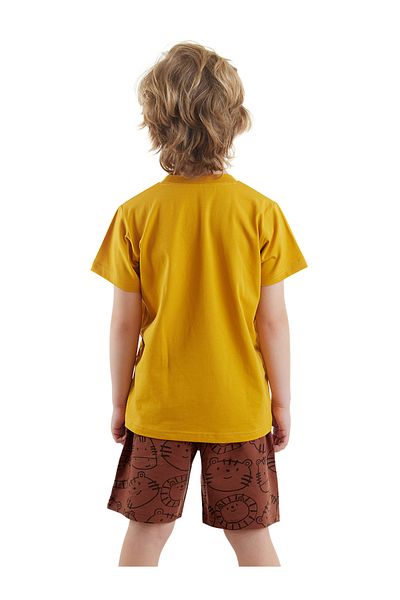 Denokids Set tricou și pantaloni scurți de vară pentru băieți - Wild