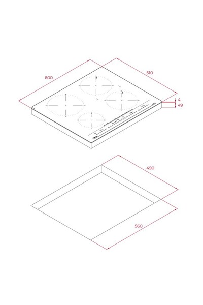 Teka Izc 64630 Wh Beyaz 60. Cm. Induksiyonlu Ankastre Ocak