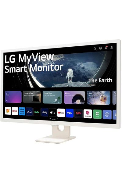 LG Monitor Smart IPS LED LG 32" 32SR50F-W, FULL HD (1920 x 1080), HDMI, Boxe (Alb)