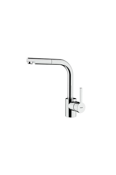 Teka Ark 938 Chrome Spiral Kitchen Sink Faucet