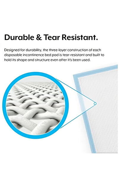 Harmony Disposable Underpads, Absorbent Incontinence Bed, Changing Mat , 60x90 Pack Of 25